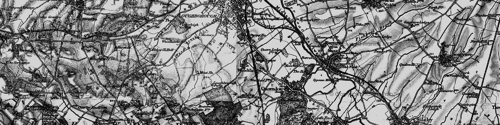 Old map of Whatoff Lodge in 1899