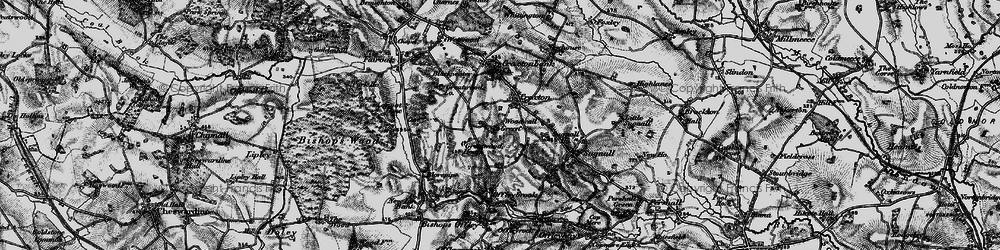 Old map of Woodwall Green in 1897