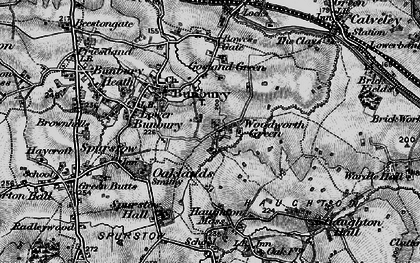 Old map of Woodworth Green in 1897