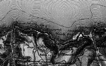 Old map of Wringapeak in 1898