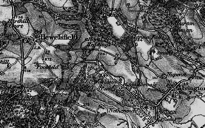 Old map of Woolaston Common in 1897