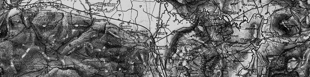 Old map of West Weetwood in 1897