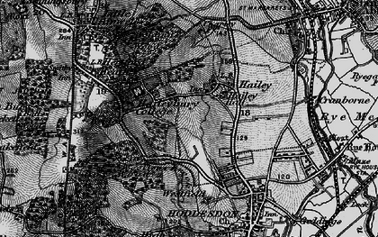 Old map of Woollensbrook in 1896