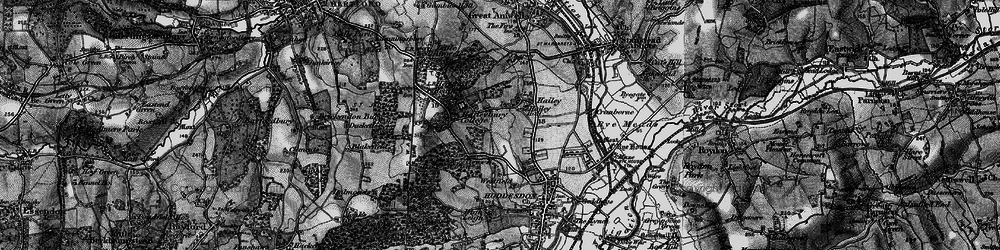Old map of Woollensbrook in 1896