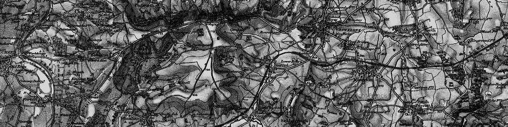 Old map of Woolminstone in 1898