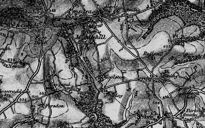 Old map of Woolston in 1895