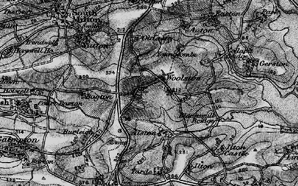 Old map of Yarde in 1897