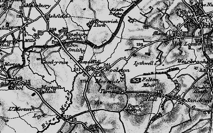 Old map of Bryn-y-wystyn in 1899