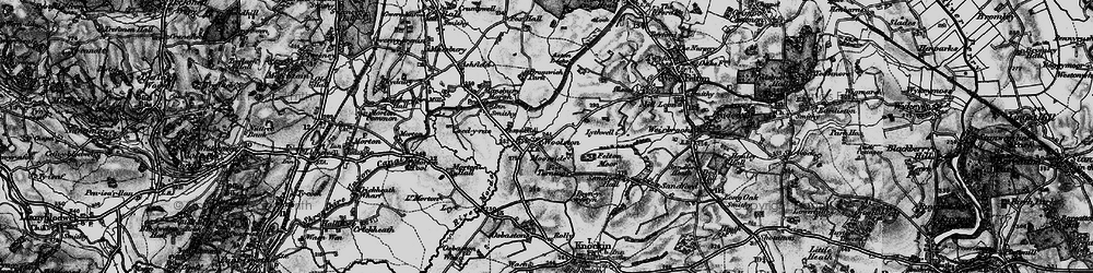 Old map of Bryn-y-wystyn in 1899