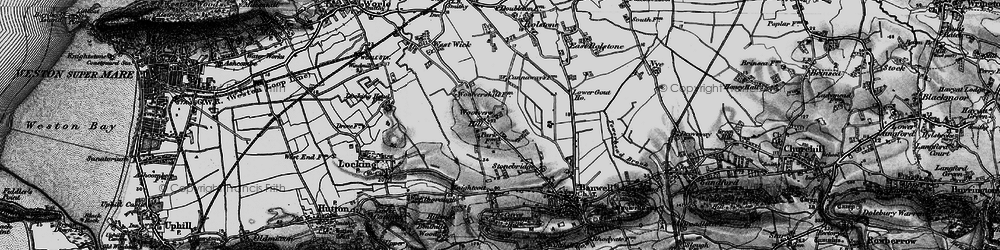 Old map of Woolvers Hill in 1898