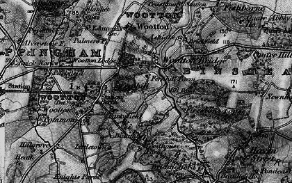 Old map of Wootton Bridge in 1895