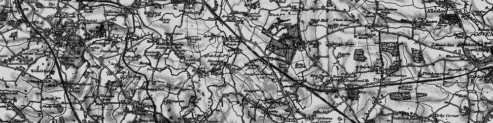 Old map of Wootton Green in 1899