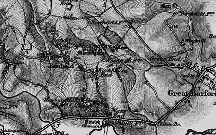 Old map of Workhouse End in 1896