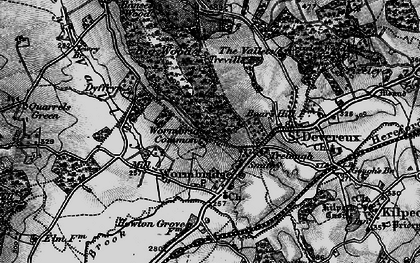 Old map of Wormbridge in 1896