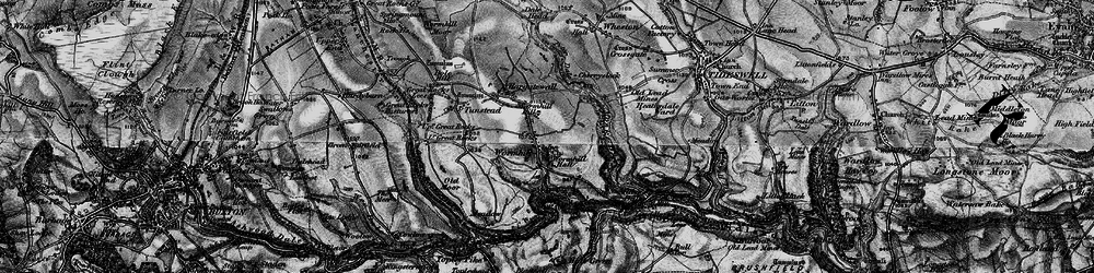 Old map of Chee Dale in 1896
