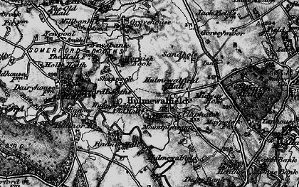 Old map of Wornish Nook in 1897