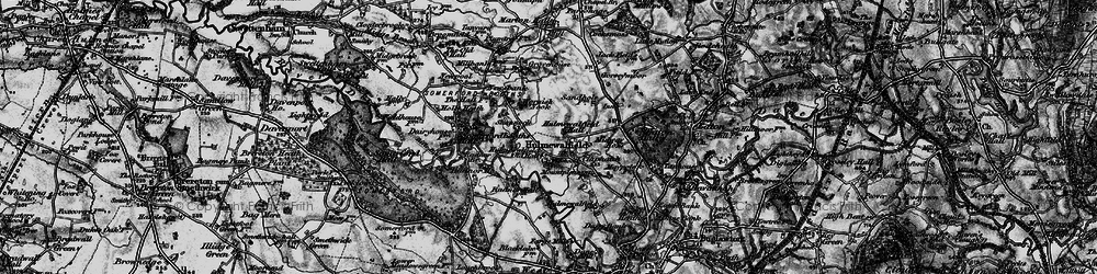 Old map of Wornish Nook in 1897