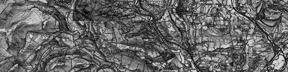 Old map of Beeley Wood in 1896