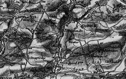 Old map of Worston in 1897