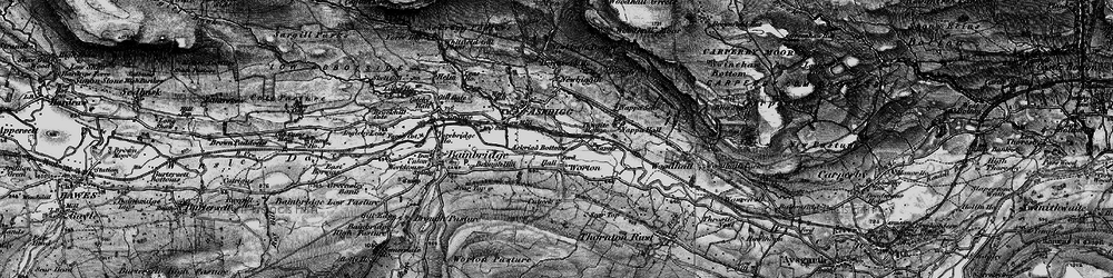 Old map of Thwaite Holme in 1897