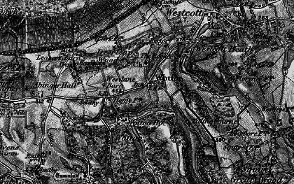 Old map of Westlane Barn in 1896