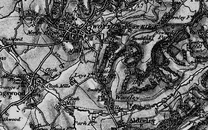 Old map of Wotton-under-Edge in 1897