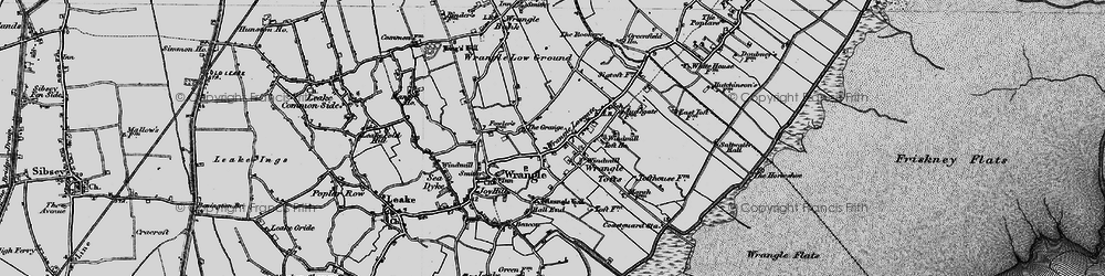 Old map of Wrangle Lowgate in 1898