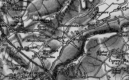 Old map of Wrantage in 1898