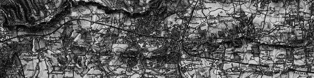 Old map of Wray Common in 1896