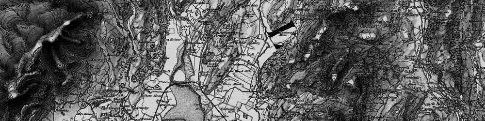 Old map of Border Riggs in 1897