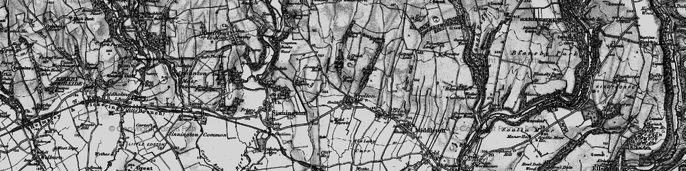 Old map of Wrelton in 1898