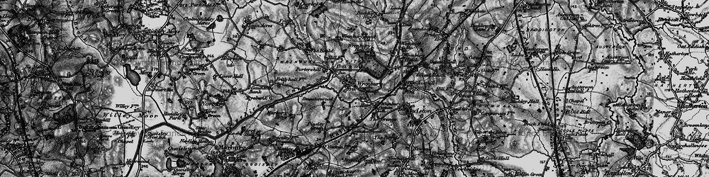 Old map of Wrenburywood in 1897