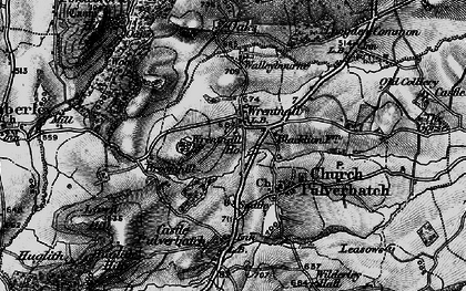 Old map of Wrentnall in 1899