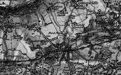Old map of Wrotham Heath in 1895