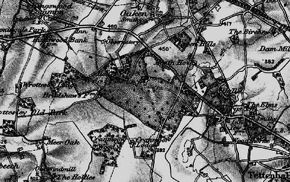 Old map of Bradshaws, The in 1899