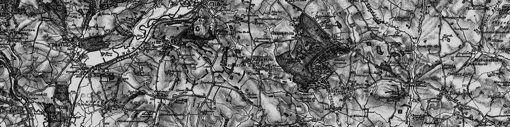 Old map of Wyaston in 1897
