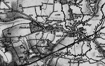 Old map of Stock in 1898