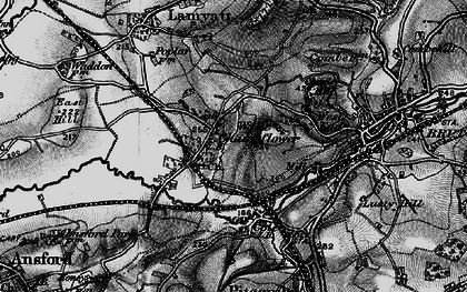 Old map of Wyke Champflower in 1898