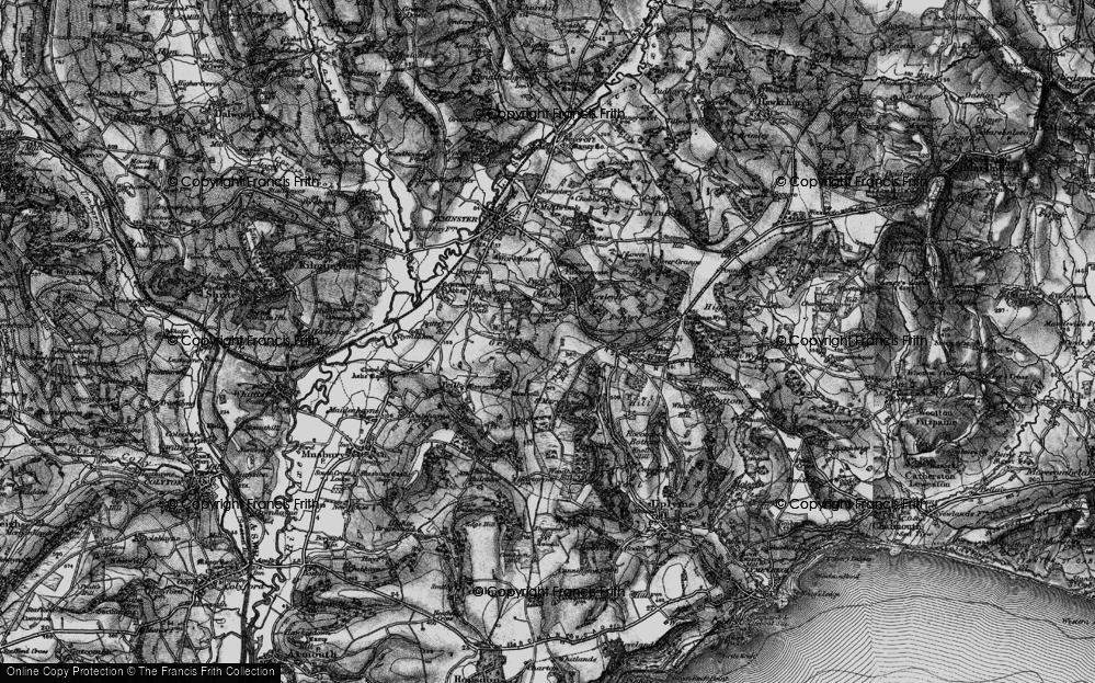 Old Map of Wyke Green, 1898 in 1898