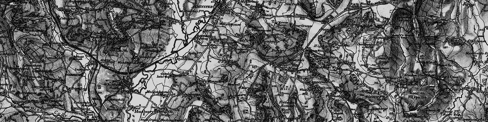 Old map of Wyke Green in 1898