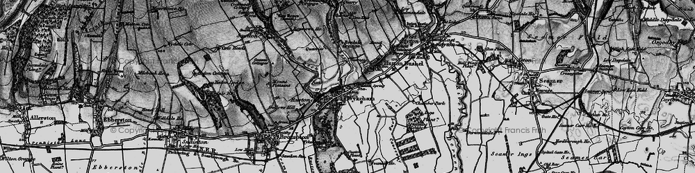 Old map of Wykeham Abbey in 1898