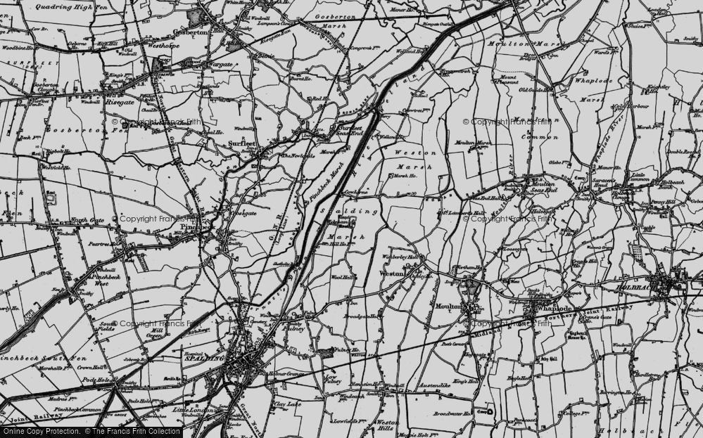 Old Map of Wykeham, 1898 in 1898