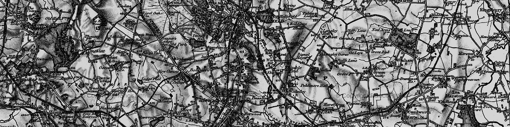 Old map of Wylde Green in 1899