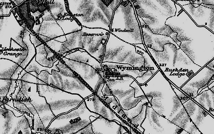 Old map of Wymington in 1898