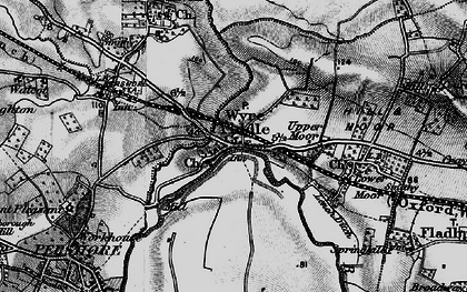 Old map of Wyre Piddle in 1898