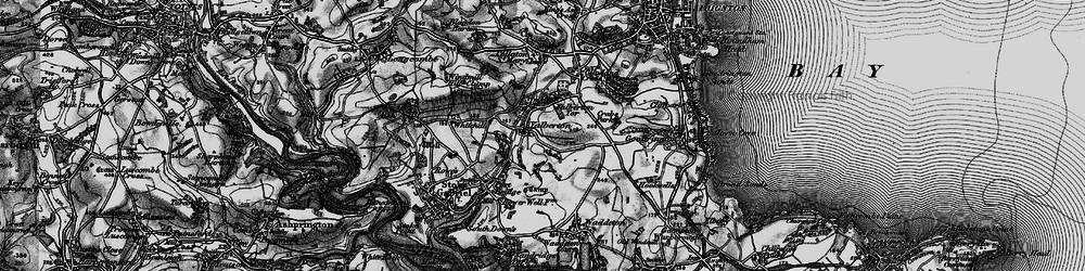 Old map of Yalberton in 1898