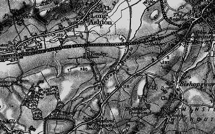 Old map of Yanley in 1898