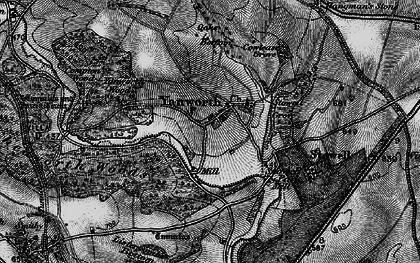 Old map of Yanworth in 1896