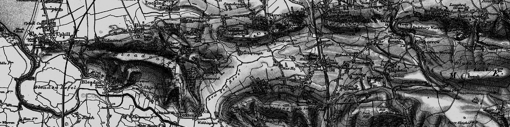 Old map of Yarberry in 1898