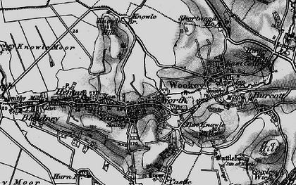 Old map of Yarley in 1898